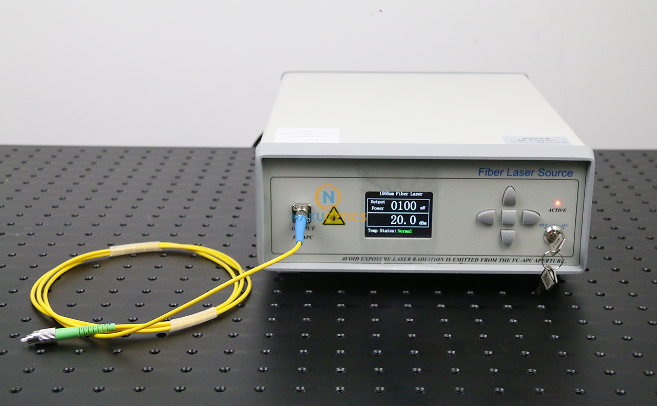 1570nm 10mW~1000mW DFB Laser Source Benchtop SM Fiber Output - NakuOptics
