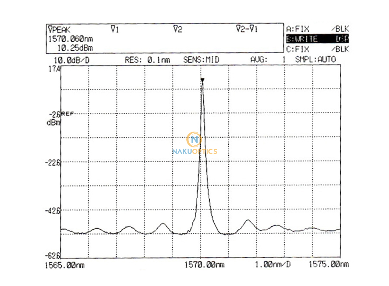 1570nm 10mW~1000mW DFB Laser Source Benchtop SM Fiber Output - NakuOptics