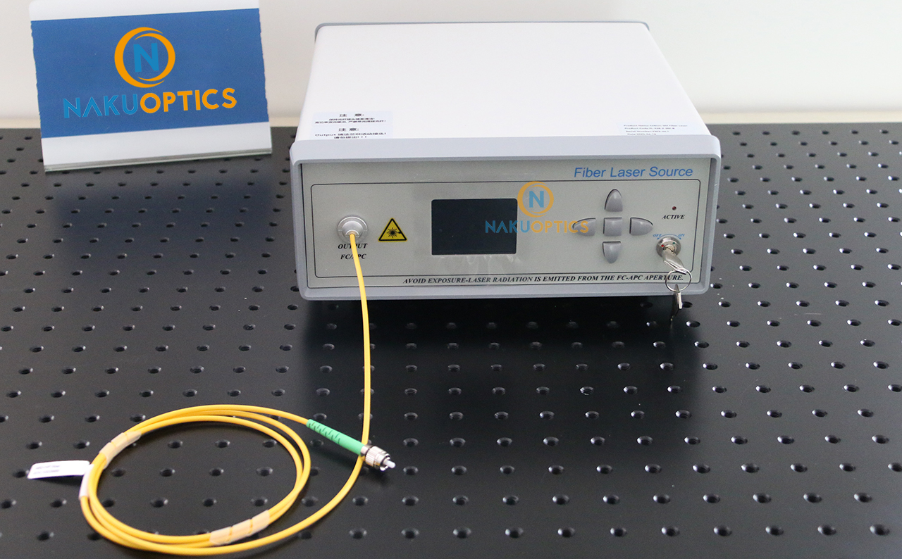 528nm 1~20mW TEM00 Laser Coupled Single-mode Fiber Output Benchtop ...